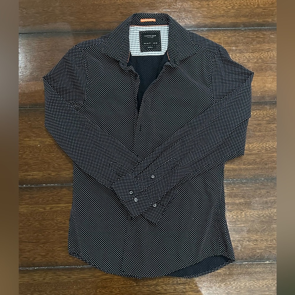 Cactus Man Dotted Shirt